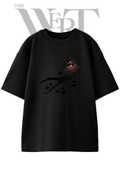 THEWERT Scuba Diver_3 Μπλουζάκι Unisex με στάμπα σε μαύρο χρώμα και σχέδιο Ov...