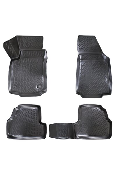 DELUXETUNING Set covorase auto cauciuc Chevrolet Trax 2013-2019 forma tavita