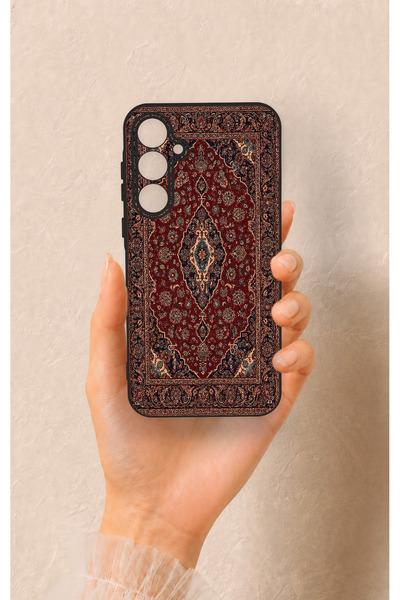 Vip Case Samsung A35 Uyumlu Acem Halı Desenli Silikon Kılıf