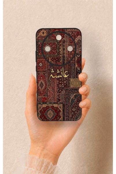 Vip Case حافظة سيليكون بنمط السجاد العتيق متوافقة مع هاتف Honor Magic 8 Lite