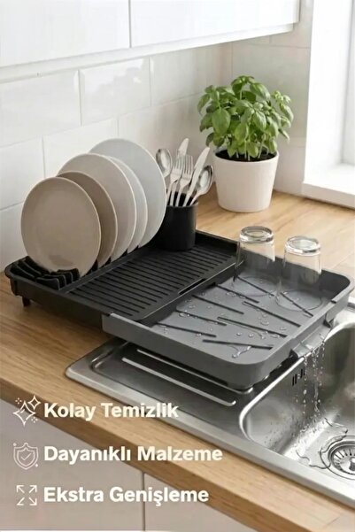AHİR TİCARET Genişletilebilir Tabanlı Sürgülü Bulaşıklık