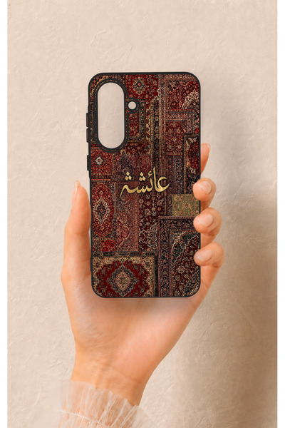 Vip Case Samsung A56 Uyumlu Vintage Halı Desenli Silikon Kılıf