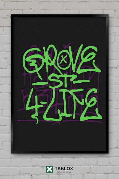 TABLOX Grove Street 4 Life Gta San Andreas Game Cj Διακοσμητικός πίνακας ζωγρ...