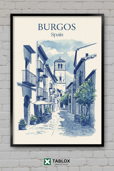 TABLOX Burgos Ισπανία Μίνιμαλ Μεσογειακό Σχέδιο Ξύλινο Διακοσμητικό Τραπέζι M...