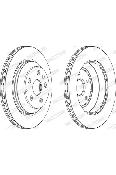 FERODO Set Discuri Frana Audi Q7 Porsche Cayenne 2002-2017