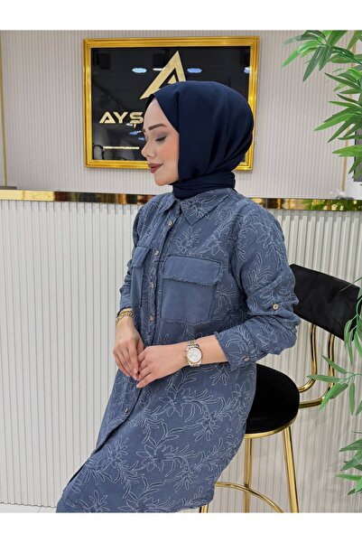 LİVAMODA43 AYŞE AKAY KETEN DÜĞMELİ TAKIM