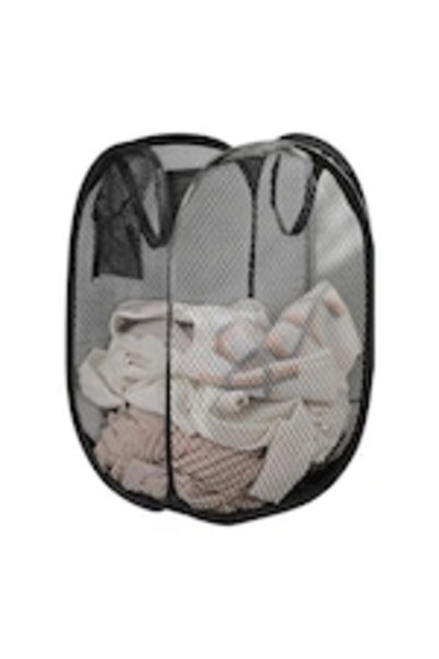 OEM Cos de rufe pliabil, negru, 30x47cm, 42l