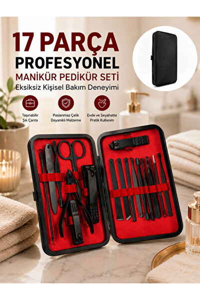 ARMÜZ 17 Pieces of Professional Care Equipment for Hands, Feet, and Face