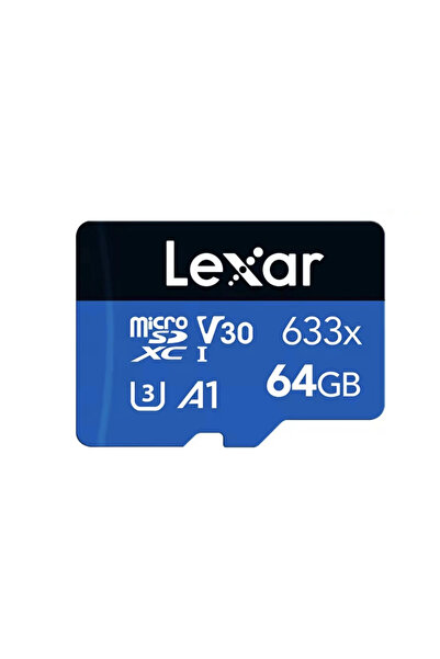 Lexar بطاقة ذاكرة لكاميرا السيارة بسعة 64 جيجابايت - تسجيل موثوق أثناء القيادة