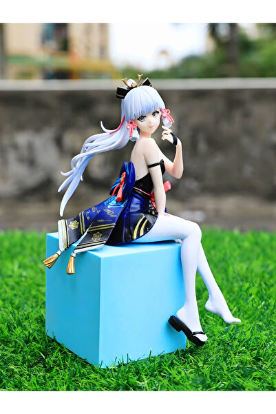 DEK Genshin Impact Kamisato Ayaka 19 cm Anime Figürü Koleksiyon Dekor