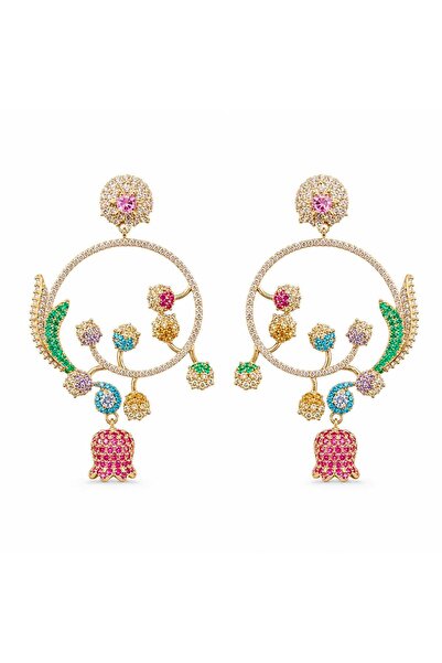 neslyaccessories أقراط زهرة الرمان |   مجموعة نيسلي الخاصة