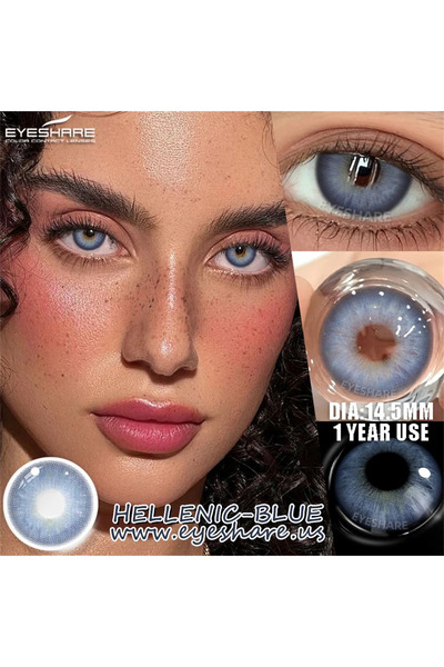 EyesPro HELENNIC BLUE DOĞAL GÖRÜNÜMLÜ MAVİ GÖZ LENSİ