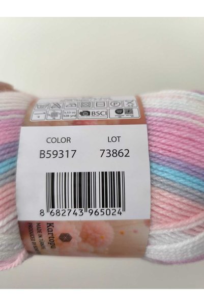 Kartopu Gonca Bebe Batik Color B59317 Lot 73862