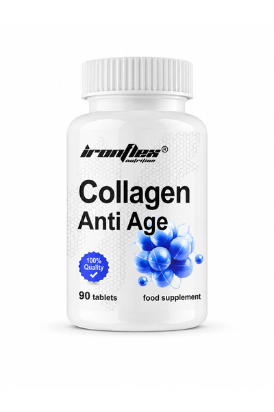 ironfer IronFlex Collagen Anti Age 90 Tablets – Hydrolyzed Collagen, Hyaluron...
