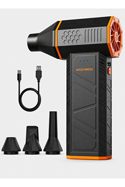 WOLFBOX منفاخ هواء كهربائي لاسلكي MF50، منفاخ هواء مضغوط بسرعة 110000 دورة في...