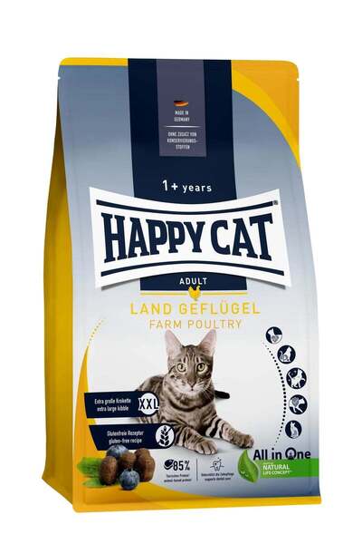 Happy Cat Culinary Farm Poultry Dry Cat Food 4kg