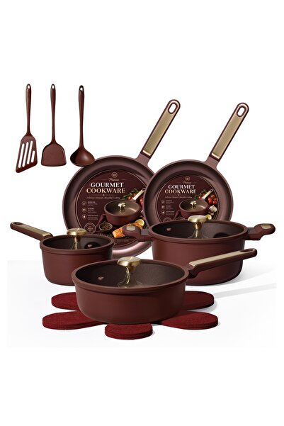 CAROTE 16-Piece Non Stick Cookware Set, Dishwasher Safe, PFOA & PFOS Free, Wi...