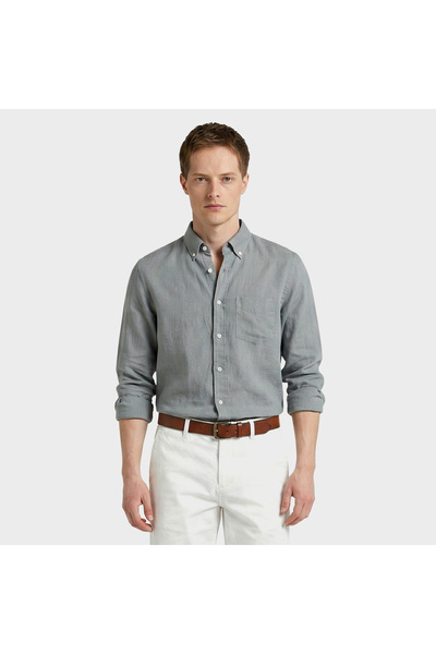 Gant Erkek Yeşil Regular Fit Gömlek