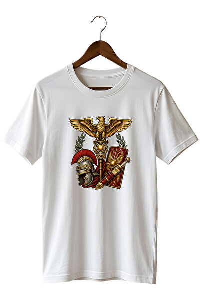 The Baski Μπλουζάκι Unisex με στάμπα της Ρωμαϊκής Αυτοκρατορίας με Κάλυμμα Κε...