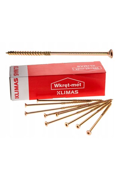Klimas Wkret-Met Șuruburi de construcții pentru lemn Klimas 6x220mm, cap înec...