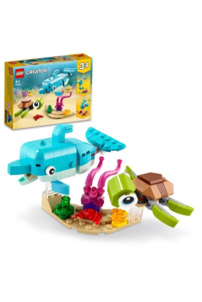 LegoPazar LEGO 31128 Creator 3 în 1 Modele de animale marine Delfin și Broasc...