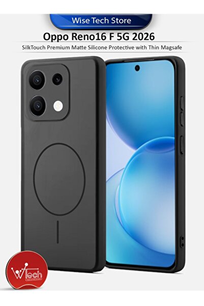 Wtech Oppo Reno16 F 5G 2026 SilkTouch Premium Matte Silicone Protective with ...