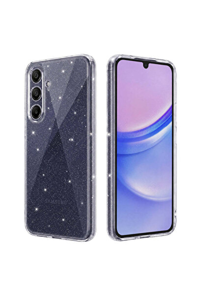 Techsuit Case for Samsung Galaxy A15 4G, SparkleSkin Series, transparent - tr...