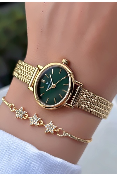 Daniel Klein New Season Green Dial Original Women's Watch – |   Bracelet with...