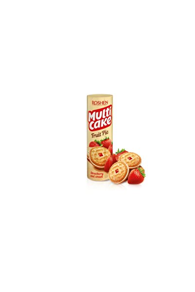 Roshen Σετ 6 τεμαχίων Μπισκότα Φράουλας Multicake Top Bottom 180 γρ.