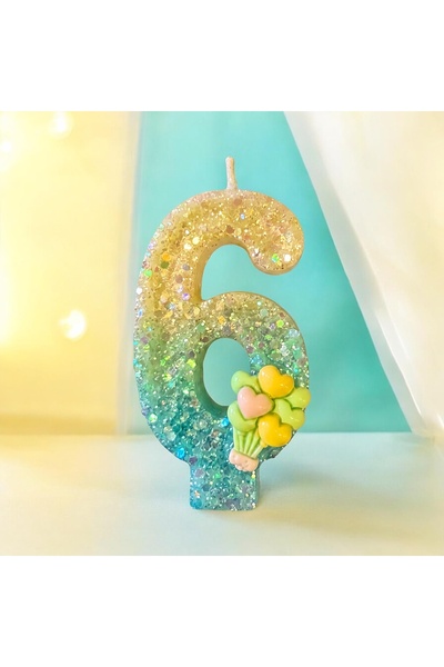 Miki & Miki Simli Pasta Mumu Doğum günü mum 6 yaş Balon Konsept