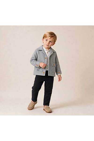 LİLİYUM Boy's Shirt and Coat 3-Piece Set - Stylish Casual and Special Occasio...