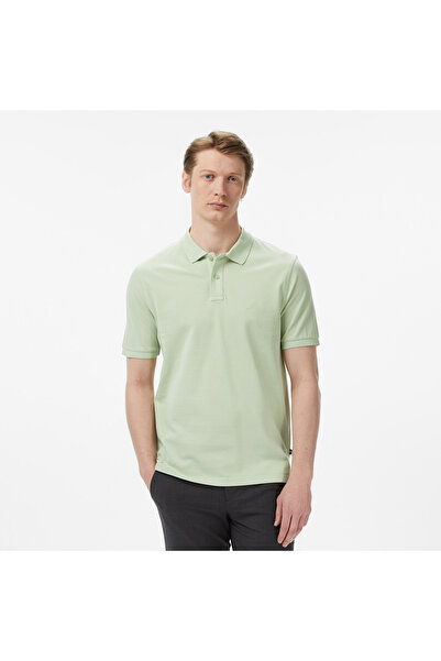Nautica Erkek Yeşil Regular Fit Polo Yaka T-Shirt