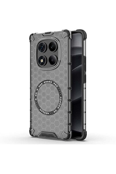 Techsuit Калъф за Xiaomi Redmi Note 14 Pro 4G, HoneyComb Shield MagSafe, бяло...