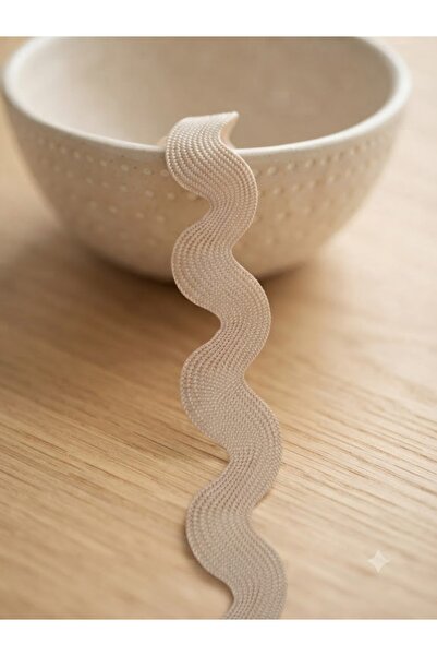 satab French Cotton Ribbon / Rikrak Ribbon 30mm - 5 Meters
