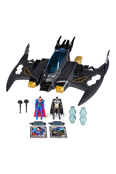 Feyza Oyuncak 2in1 DC Metal Force Dönüşebilen Batwing Oyun Seti | Batman ve S...