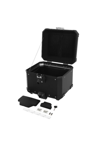 EVO MOTORS Top Case Aluminum 38L BMW R1200GS R1250GS F850GS F900GS A2125BLACK...
