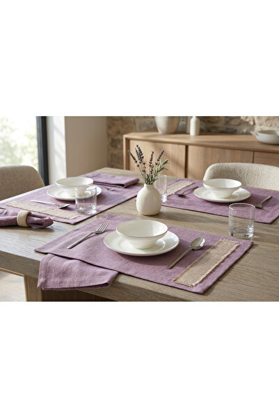 LUFA HOME Lotus American Service Set of 4