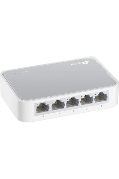 Yıldızan albemo TL-SF1005D TP-LINK TL-SF1005D محول شبكة بـ 5 منافذ 10/100 ميج...