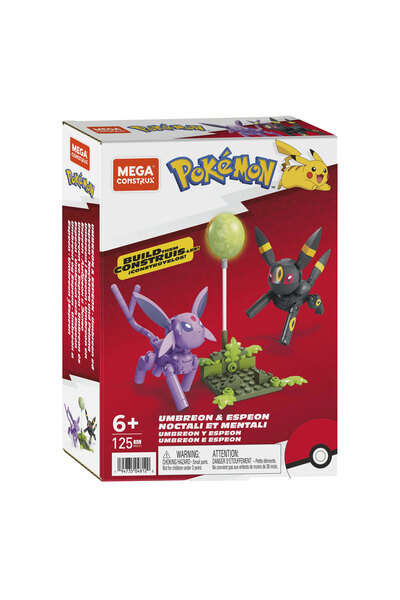 mattel Set de Constructie, Pokemon Umbreon & Espeon, 125 de Piese