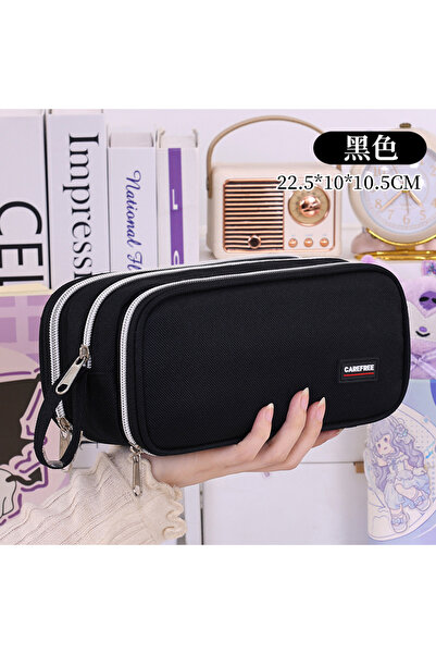 Choice black New School Supplies Back to School Essential Pencil Case, Large ...