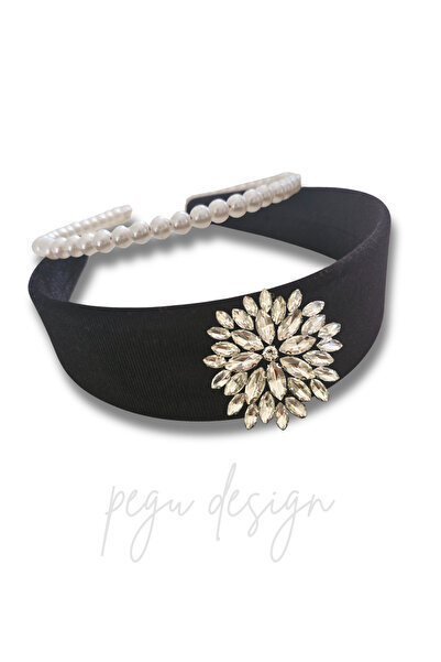pegu baby collection ΣΕΤ LUX 2 ΤΕΜΑΧΙΩΝ: ΚΟΡΝΗ ΜΕ ΠΕΡΙΓΡΑΜΜΑ ΚΑΙ ΠΕΤΡΕΣ, ΜΑΥΡ...