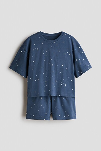 H&M Pamuklu Pijama Takımı