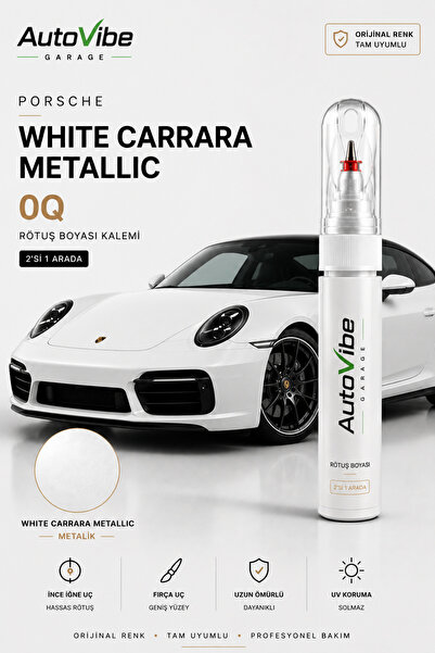 Genel Markalar PORSCHE Carrara White Metallic S9R Rötuş Boyası ve Rötuş Çeliğ...