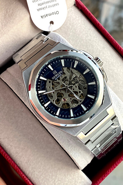 Reward Automatic Mechanism Steel Cord 2 Year Warranty Men's Wristwatch