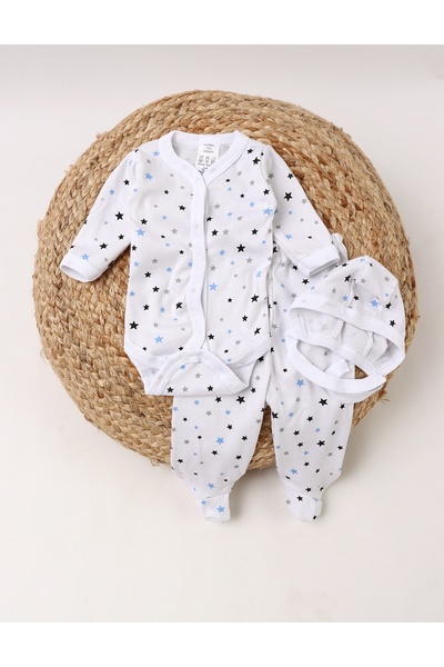 MiniKids Set greieras baby sailing albastru-bleumarin