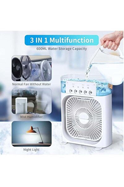 BORTONY Portable Clip-On Desk Fan for Grow Tent Room Adjustable table fan