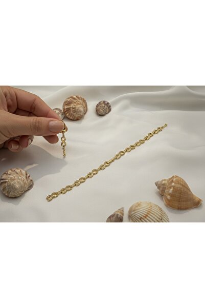 La sauvagine Women's Bracelet with Gold Infinity Figure – Elegant Stainless S...