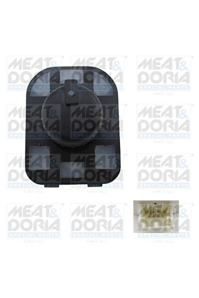 MEATDORIA Comutator, Reglarea Oglinzilor Exterioare Centru 206010 Audi A1/A2/...