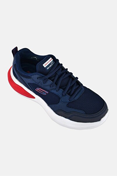 SKECHERS Men Air Cushioning Lace Up Outdoor Shoes, Navy