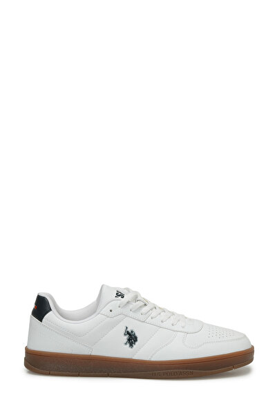 U.S. Polo Assn. حذاء رياضي رجالي أبيض من TORET